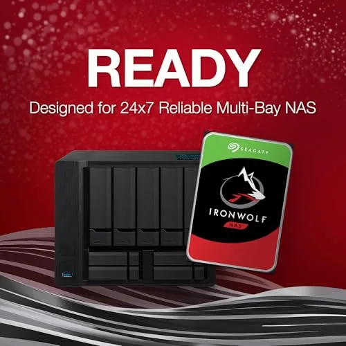 Seagate IronWolf NAS 3 To SATA 3 - vue 3