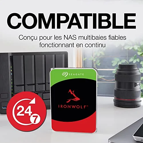 Seagate IronWolf ST1000VN008 1 To - vue 2