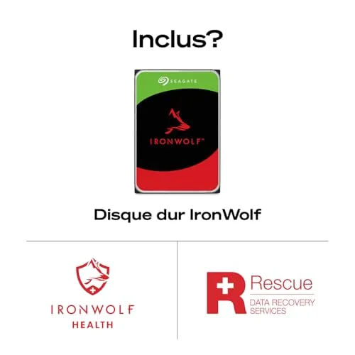 Seagate IronWolf ST12000VN0008 12 To - vue 3