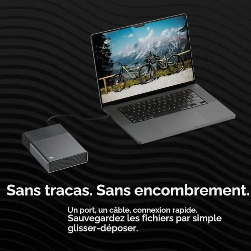Seagate One Touch STNB24000400 24TB - vue 3