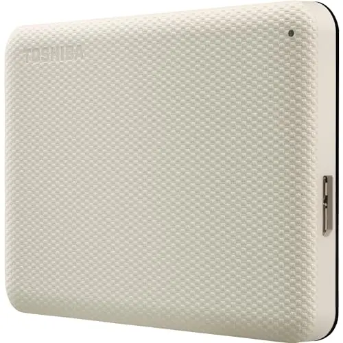 Toshiba Canvio Advance 2 To Beige - vue 4
