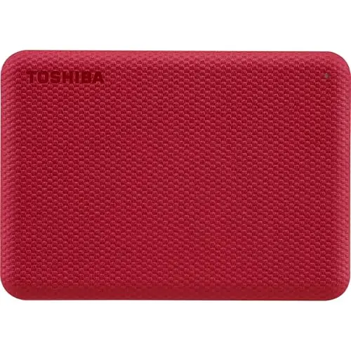 Toshiba Canvio Advance 4 To Rouge - vue 2