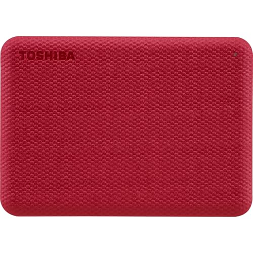 Toshiba Canvio Advance 4 To Rouge - vue 2