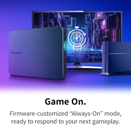 Toshiba Canvio Gaming 4 To - vue 3