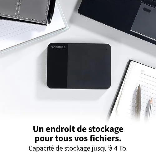 Toshiba Canvio Ready 1 To Noir - vue 2
