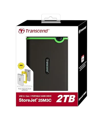 Transcend StoreJet 25M3C 2 To - vue 2