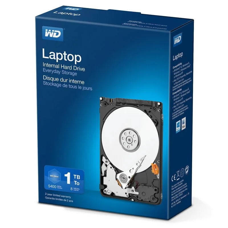 Disque dur Western Digital WD Bleu 2,5" 1 To SATA