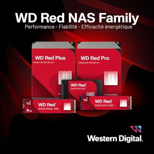 WD Red Plus 2 To NAS 3.5" SATA 3 - vue 7