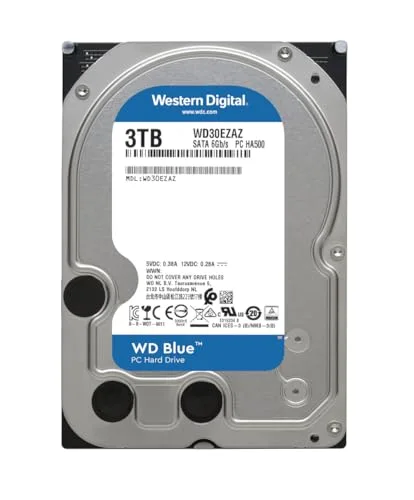 Western Digital Blue 3.5" 3000 Go SATA - vue 2