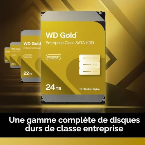 Western Digital Gold WD6004FRYZ 6 To - vue 3