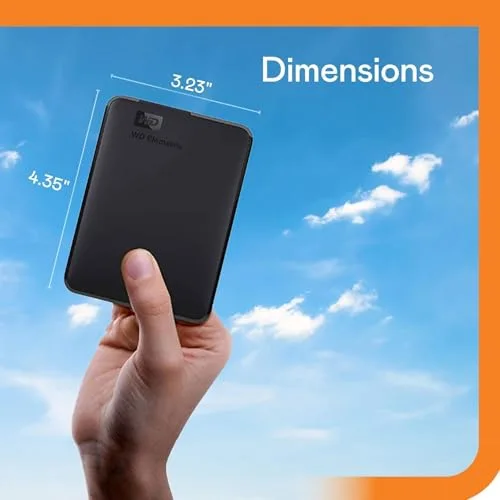 Western Digital WD Elements Portable 2 To - vue 3