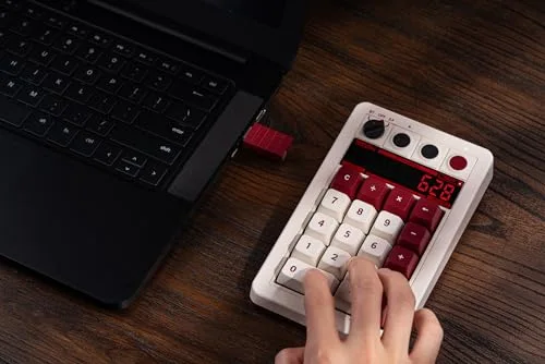 8BitDo Retro 18 Mechanical Numpad Fami Edition PC - vue 5