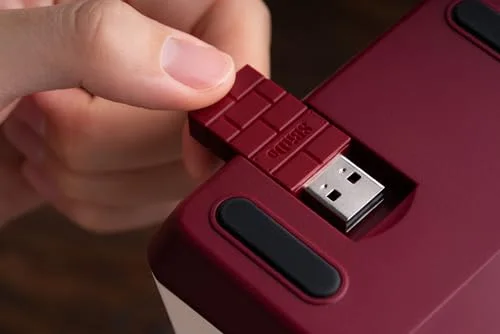 8BitDo Retro 18 Mechanical Numpad Fami Edition PC - vue 7