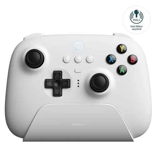 8BitDo Ultimate 2.4G Wireless Hall Effect White Edition