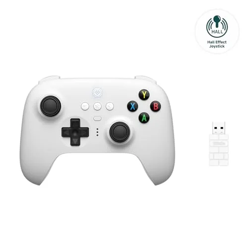 8BitDo Ultimate 2.4G Wireless Hall Effect White Edition - vue 2