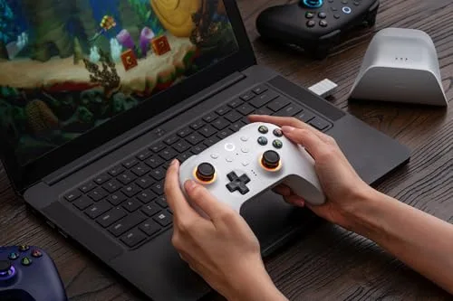 8BitDo Ultimate 2 Wireless 2.4G White Edition PC - vue 7
