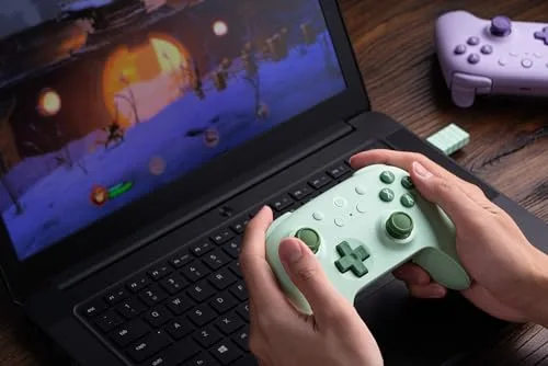 8Bitdo Ultimate 2C Wireless Controller for Windows PC and Android with 1000Hz Polling Rate Hall Effect Joysticks and - vue 6