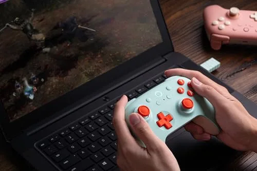8Bitdo Ultimate 2C Wireless Controller for Windows PC and Android with 1000Hz Polling Rate Hall Effect Joysticks and - vue 6