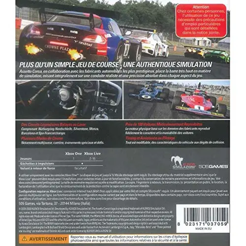 Assetto Corsa Standard Xbox One - vue 2