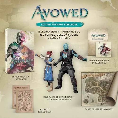 Avowed - Premium Edition SteelBook - Jeu Xbox Series X - vue 2
