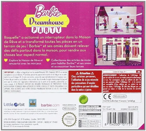 Barbie Dreamhouse Party 3DS - vue 2