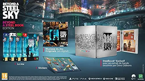 Beyond a Steel Sky Steelbook Edition PS4 - vue 2