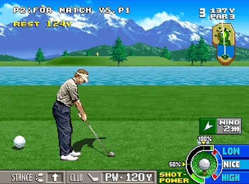 Big Tournament Golf Neo Geo AES+ - vue 9