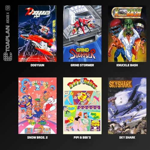 Toaplan Arcade Collection 4 Evercade Cartouche n°13 - vue 2