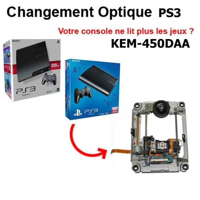 Sony KEM-450DAA Bloc optique PS3 Slim