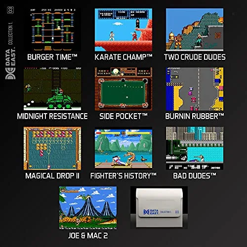 Evercade Data East Collection 1 Switch - vue 8