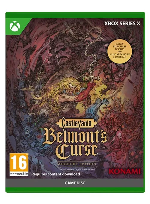 Konami Castlevania Belmont's Curse Midnight Edition Xbox