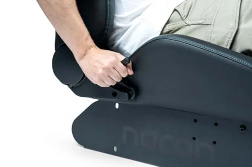 Cockpit de simulation de course - NACON - Similicuir noir - Ergonomique - Réglable - Design contemporain - vue 2