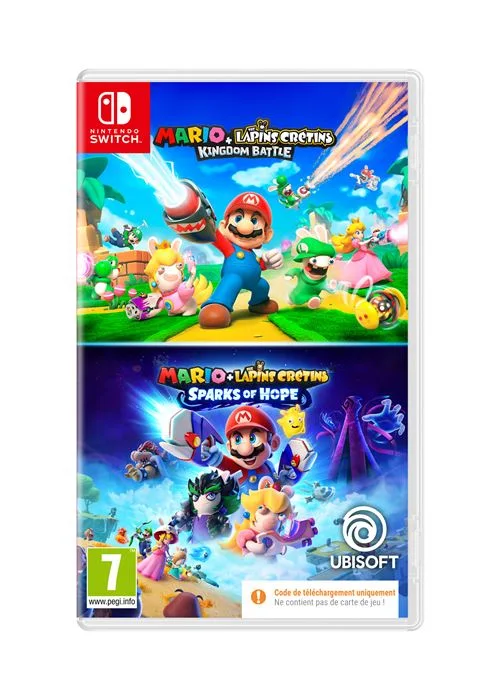 Ubisoft Compilation Mario + Lapins Crétins Kingdom Battle + Sparks of Hope Switch