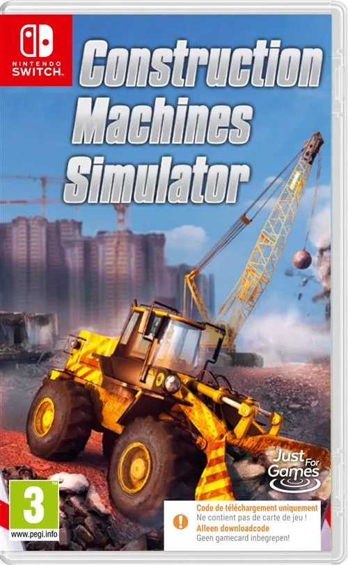 Just For Games Construction Machines Simulator Switch