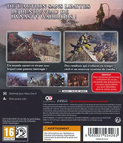 Dynasty Warriors 9 Jeu Xbox One - vue 2