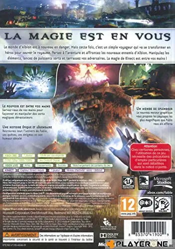 Fable The Journey - Jeu Xbox 360 Kinect - vue 2