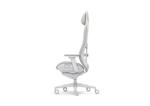 Fractal Design Refine Fabric Light Gaming Chair - Ergonomic Office Desk Chair Functionality with 4D Adjustable Armrests - vue 6