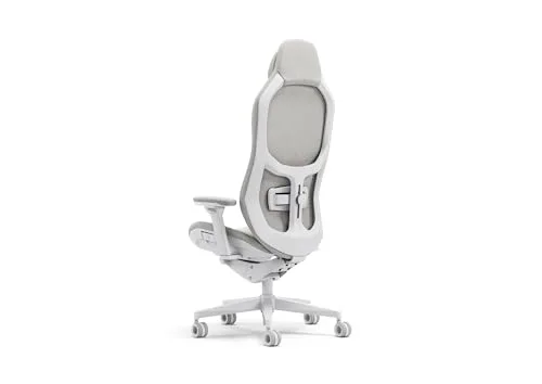 Fractal Design Refine Fabric Light Gaming Chair - Ergonomic Office Desk Chair Functionality with 4D Adjustable Armrests - vue 7