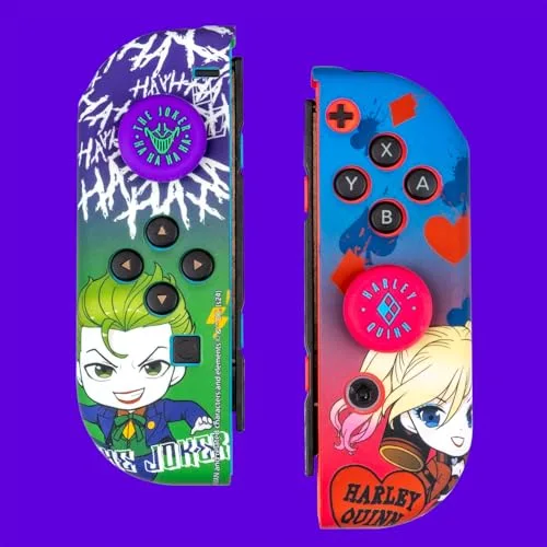 FRTEC - Combo Pack Switch Joker et Harley Quinn Compatible avec Switch et OLED Grips Protecteurs Personnalisation Facile - vue 2