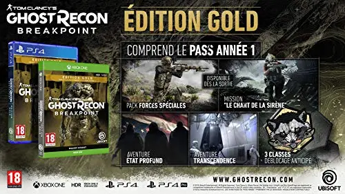 Ghost Recon BREAKPOINT Édition Gold Jeu PS4 - vue 2