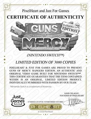 Guns Of Mercy Rangers Edition Just Limited Jeu Nintendo Switch - vue 3