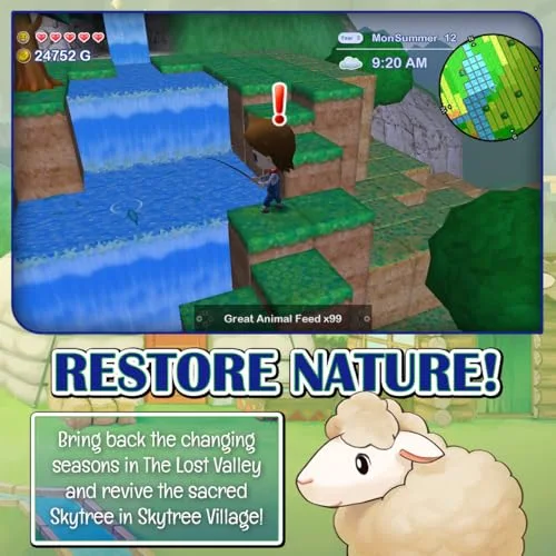 Harvest Moon: The Lost Valley & Skytree Village Switch - vue 4