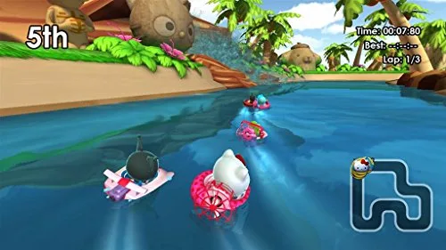 Hello Kitty & Sanrio Friends 3D Racing 3DS - vue 2