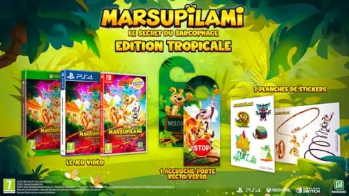 Marsupilami : Le Secret du Sarcophage Édition Tropicale PS4