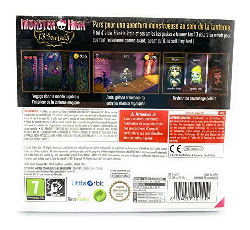 Monster High : 13 Souhaits 3DS - vue 3
