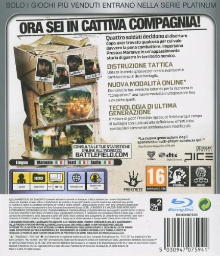 Battlefield: Bad Company Platinum PS3 - vue 2