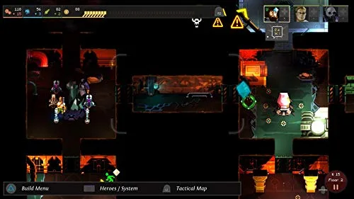 Jeu vidéo daction - Merge Games - Dungeon of the Endless - PlayStation 4 - Stratégie et survie - Équipe de héros - vue 4