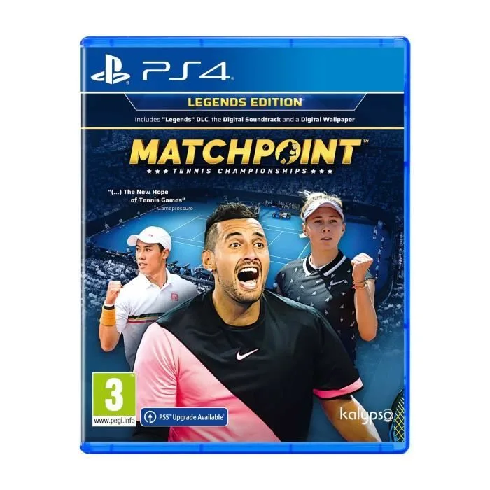Matchpoint Tennis Championships Legends Edition PS4
