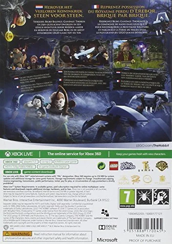 LEGO Le Hobbit Xbox 360 - vue 2