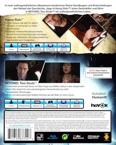 Jeu vidéo - PlayStation 4 - Heavy Rain & BEYOND: Two Souls - Aventure - 1 à 4 joueurs - PEGI 18+ - vue 2